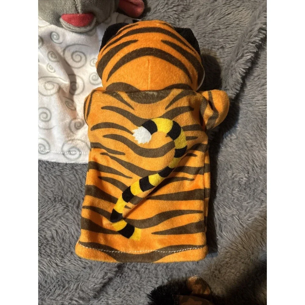 Melissa & Doug Palace Pals Hand Puppets,Set of 3 Horse Tiger Sheep Toddler Play